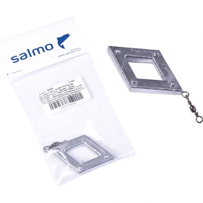 Груз SALMO с вертлюгой Rombs Swivel 080г SRS-080 Груз SALMO с вертлюгой Rombs Swivel 080г SRS-080