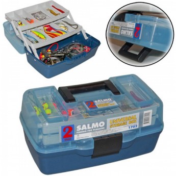 Ящик рыболовный пластиковый SALMO 2Х-Полки 02 маленький